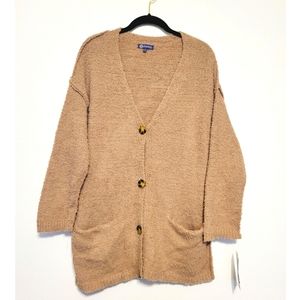 NWT Democracy button up sweater